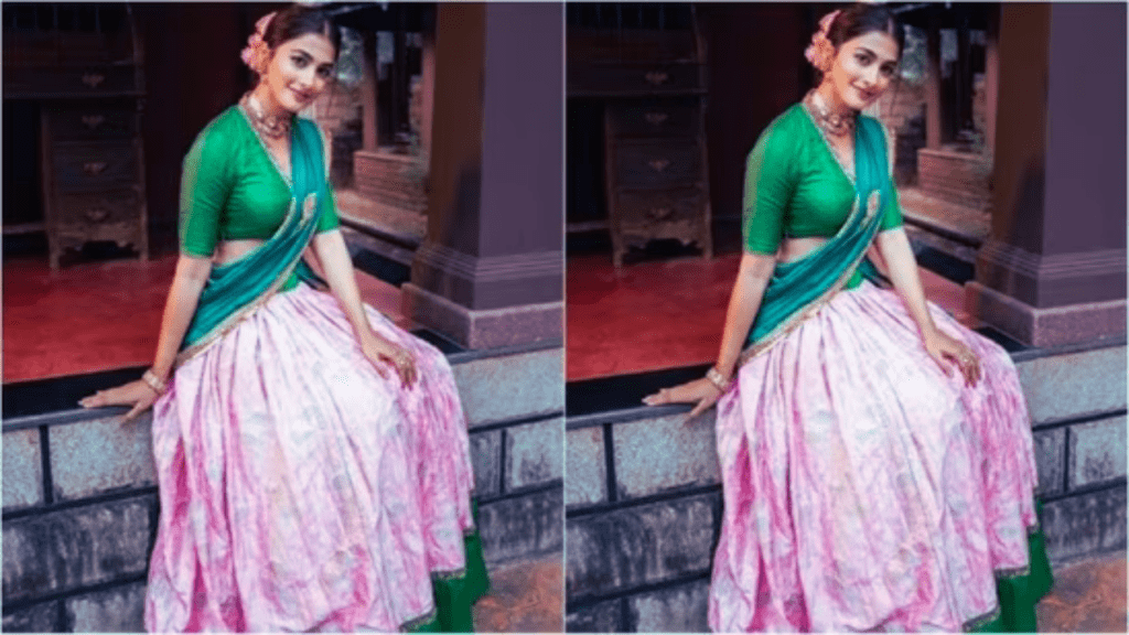 Pooja Hegde Saree price by feature fashion