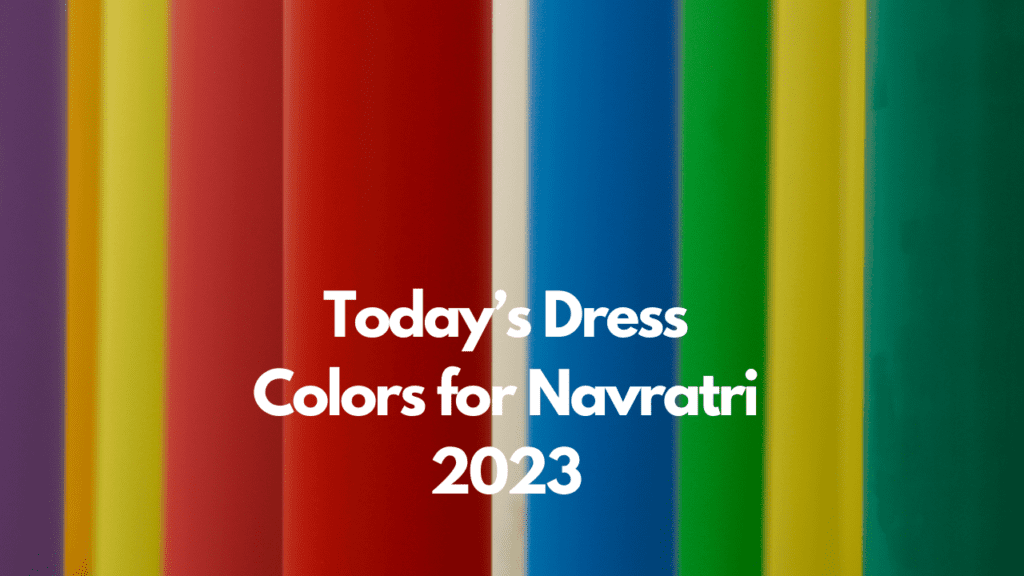 Dress Colors for Navratri by feature fashion
