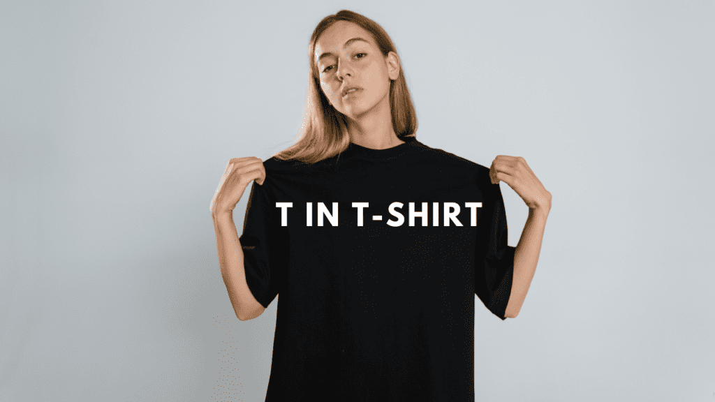 T in T-Shirt by feature fashion
