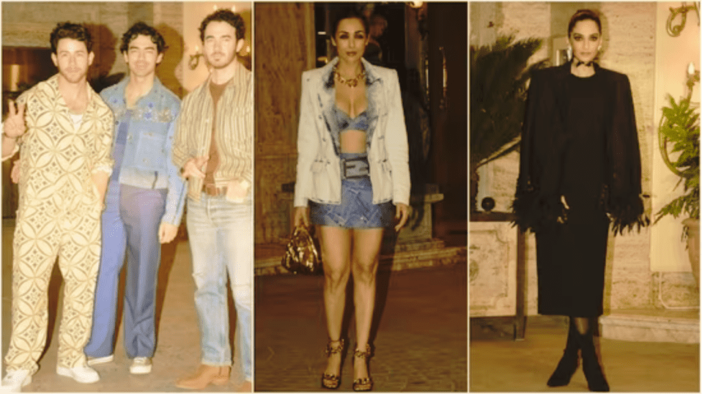 Nick Jonas, Malaika Arora, Sonam Kapoor attend Natasha Poonawalla’s party by feature fashion